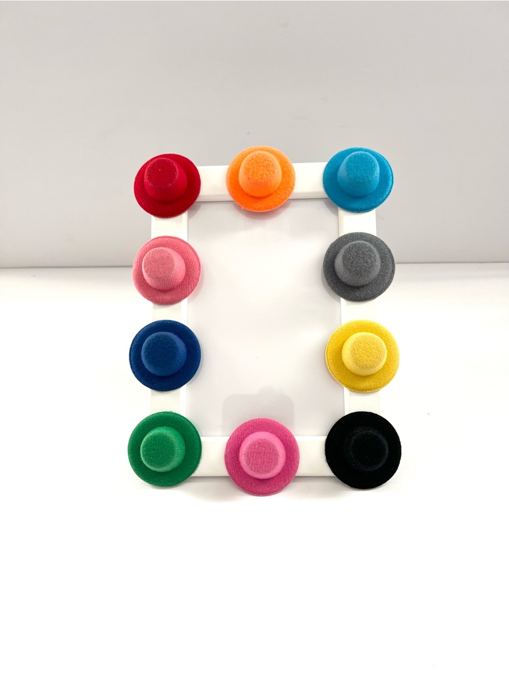 Colorful Mini Hat Picture Frame Whimsical Room Decor